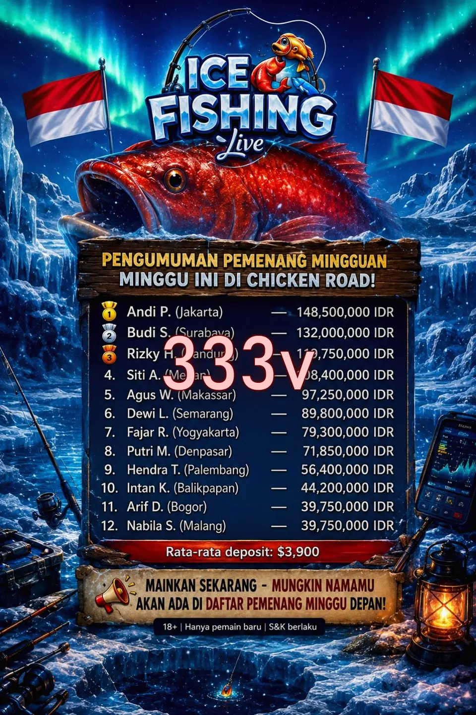 333v Masuk